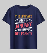 Best Are Born In January Half Sleeve T-Shirt